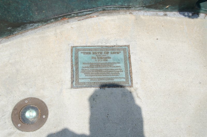 LosAngeles060112-1609.jpg - "The Path of Life" by De L'Esprie, 2001 infront of Culvery City Senior Center Building