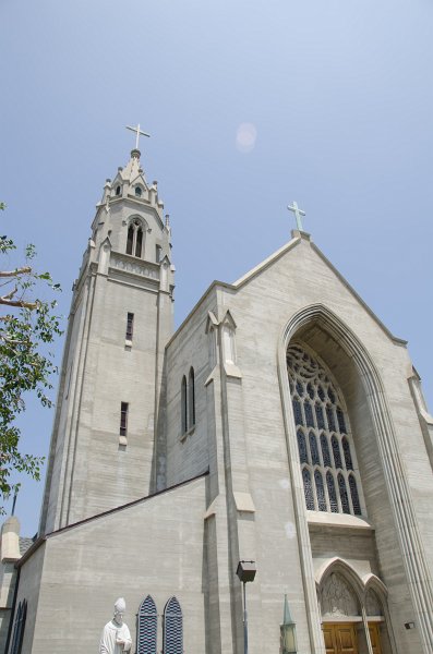 LosAngeles060112-1625.jpg - St Augustine's Church, Washington Blvd, 1955