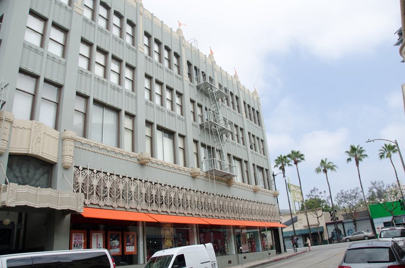 LosAngeles060112-1909.jpg - Ornate building on Cherokee Ave at Hollywood Blvd