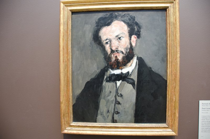 LosAngeles060112-2041.jpg - "Portrait of Anthony Valabregue," painting by Paul Cezanne, 1869-71