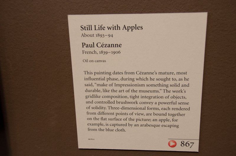 LosAngeles060112-2051.jpg - "Still Life with Apples," painting by Paul Cezanne, 1893-94