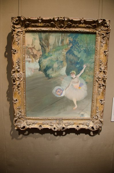 LosAngeles060112-2073.jpg - "Dancer Taking a Bow (The Star)," painting by Edgar Degas, 1877.