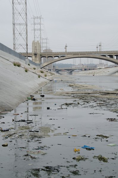 LosAngeles060112-2154.jpg - Fourth Street Bridge view from 6th St, Los Angeles River