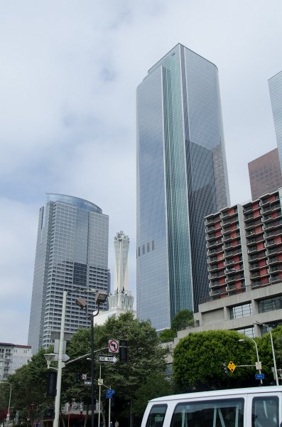 LosAngeles060112-2276.jpg - Gas Company Tower (left), Two California Plaza (center)