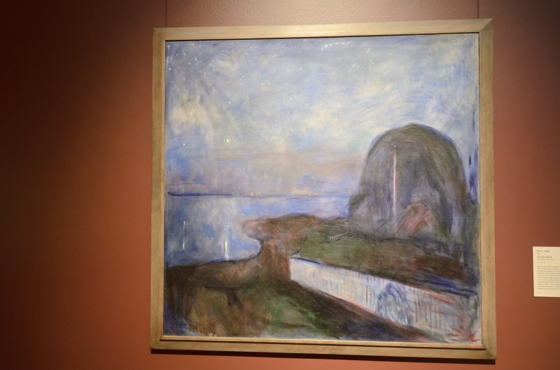 LosAngeles060112-2062.jpg - "Starry Night," painting by Edvard Munch, 1893