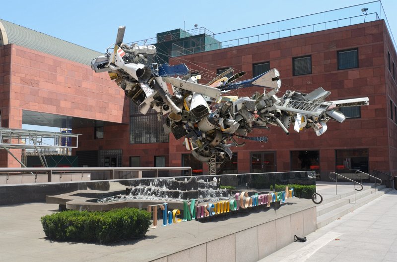 LosAngeles060112-2404.jpg - Mark Thompson's Airplane Parts sculpture, Museum of Contemporary Art, Los Angeles