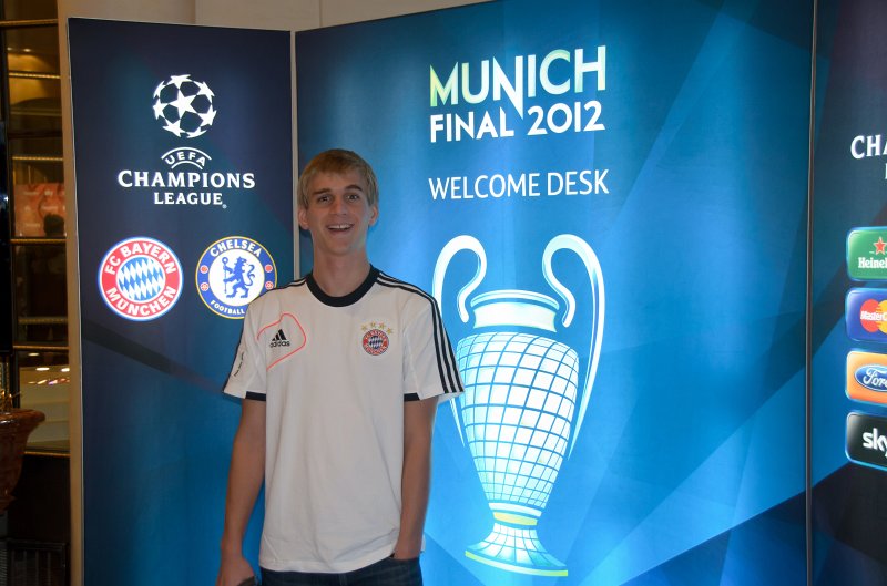 Munich051412-1468.jpg - Munich Final 2012 Welcome desk for FC Bayern v Chelsea match