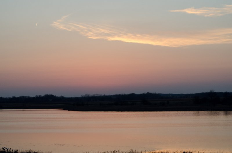 NelsonLake031612-9357.jpg - Sunset over Nelson Lake