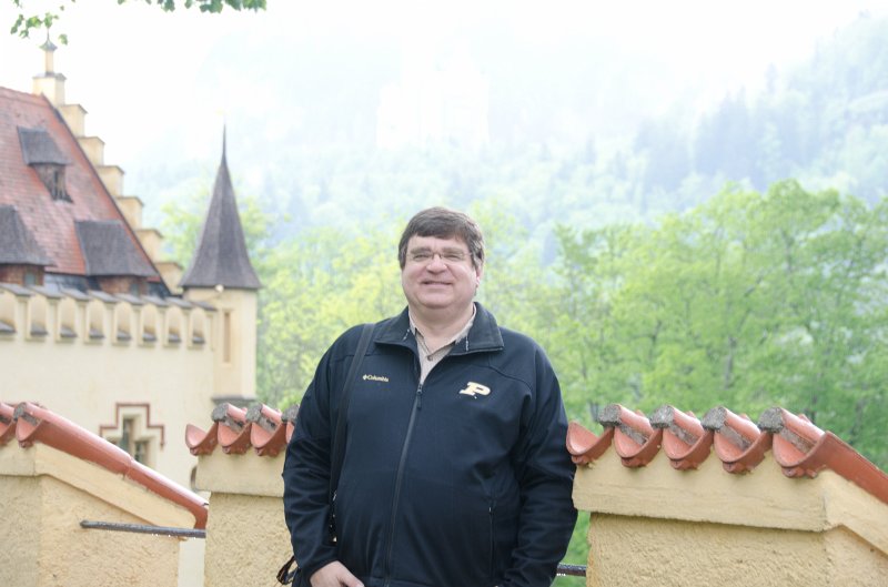 Neuschwanstein051312-0943.jpg - Jack on the grounds of  Schloss Hohenschangau Castle