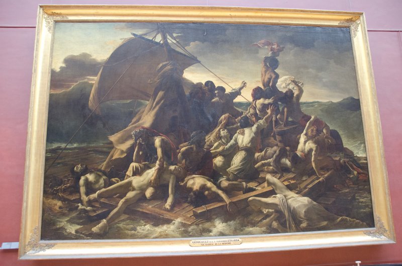 Paris062512-2786.jpg - "Le Radeau de La Méduse /The Raft of the Medusa,"  painting by Théodore Géricault, 1819