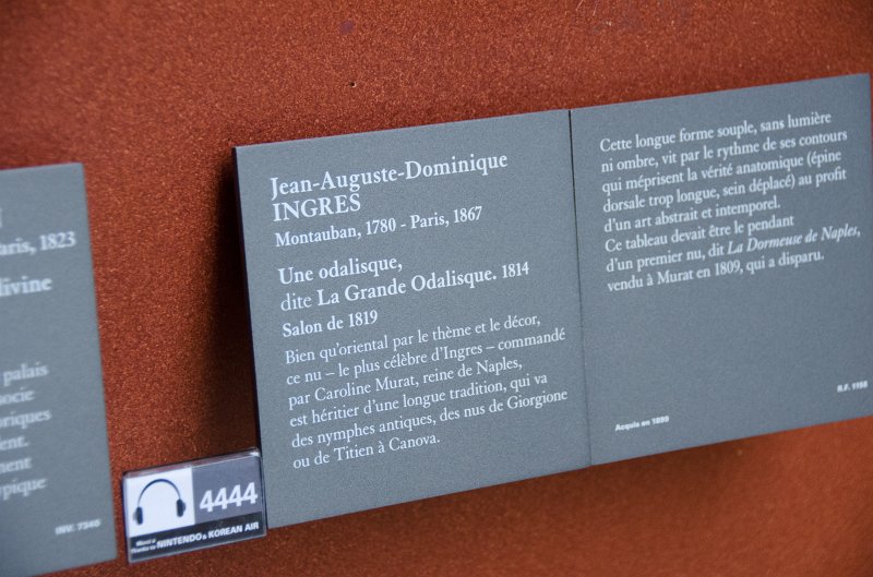 Paris062512-2806.jpg - "La Grande Odalisque," painting by Jean-Augste-Dominque INGRES, 1819