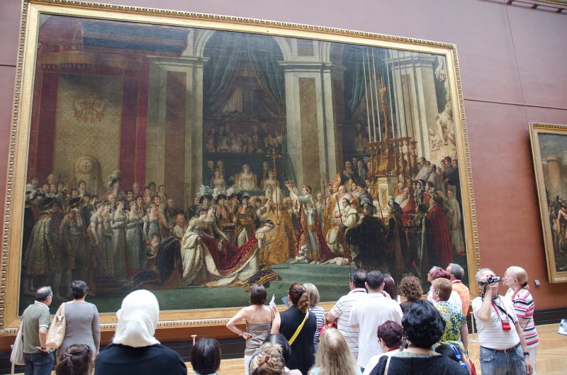 Paris062512-2807.jpg - "Le Sacre de Napoléon," painting by Jacques-Louis David, 1808.