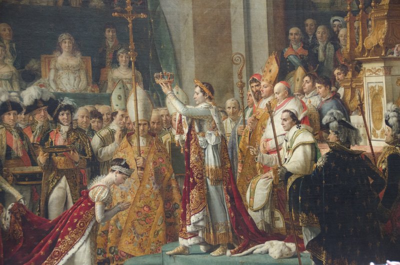 Paris062512-2808.jpg - "Le Sacre de Napoléon," painting by Jacques-Louis David, 1808.