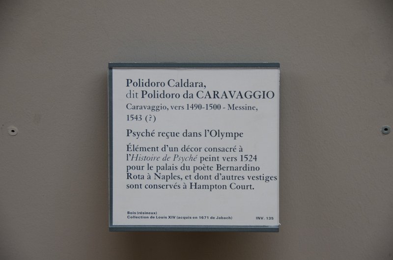 Paris062512-2828.jpg - "Psyché reçue dans l'Olympe," painting by Polidoro da Caravaggio, 1490-1500.