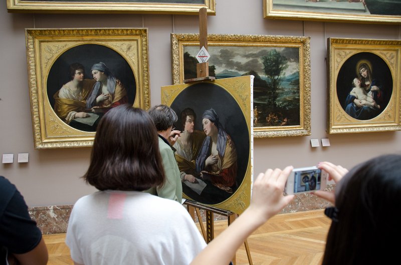 Paris062512-2853.jpg - "L'Union du Dessin et de la Couleur," painting by Guido RENI 1620-1625