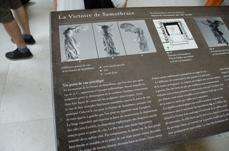 Paris062512-2865.jpg - La Victoire de Samothrace / Winged Victory of Samothrace, Greek sculpture of Nike dated to 190BC.