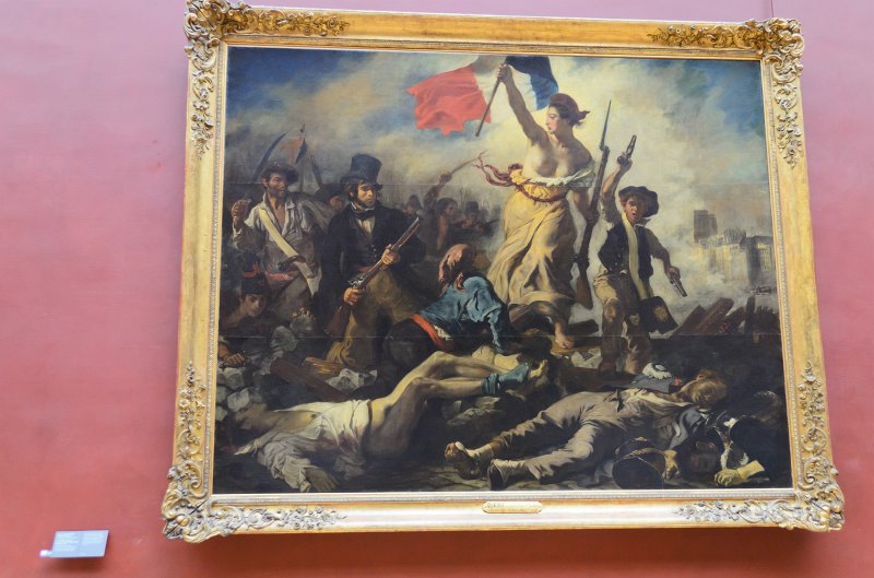 Paris062512-2792.jpg - "Le 28 Juillet. La Liberté guidant le peuple," painting by Eugène DELACROIX, 1831.