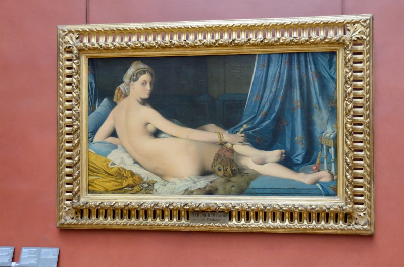 Paris062512-2802.jpg - "La Grande Odalisque," painting by Jean-Augste-Dominque INGRES, 1819