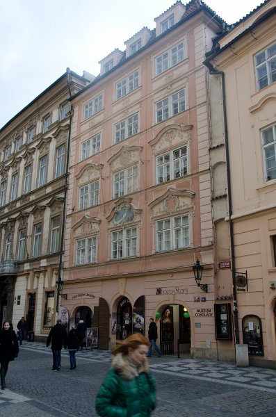Prague012312-8454.jpg - Finest Belgian Chocolates, view from Molly's room, Celetná ulice / Celetna street
