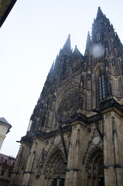 Prague012312-8611.jpg - West side Entrance to St Vitus's Cathedral / Katedrála svatého Víta