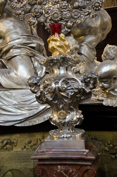 Prague012312-8649.jpg - The tomb of John of Nepomuk / Hrob sv.Jana Nepomuckého, St Vitus's Cathedral / Katedrála svatého Víta