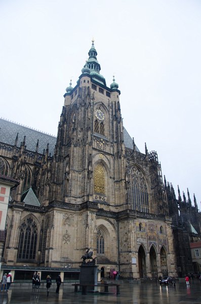 Prague012312-8660.jpg - Bell Tower, Golden Gate, St Vitus's Cathedral / Katedrála svatého Víta