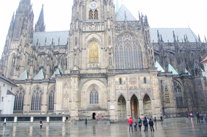 Prague012312-8665.jpg - Golden Gate, Southside of St Vitus's Cathedral / Katedrála svatého Víta