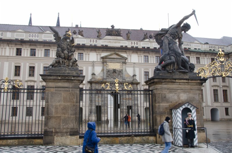 Prague012312-8733.jpg - Main gate, Prague Castle /  Pražský hrad