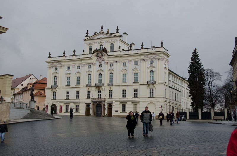 Prague012312-8744.jpg - Archbishop's Palace, Hradčany  Square, Prague Castle /  Pražský hrad