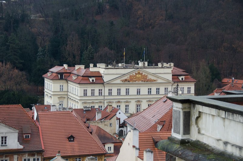 Prague012312-8746.jpg - Lobkowicz Palace - Embassy of Germany, View Prague Castle /  Pražský hrad
