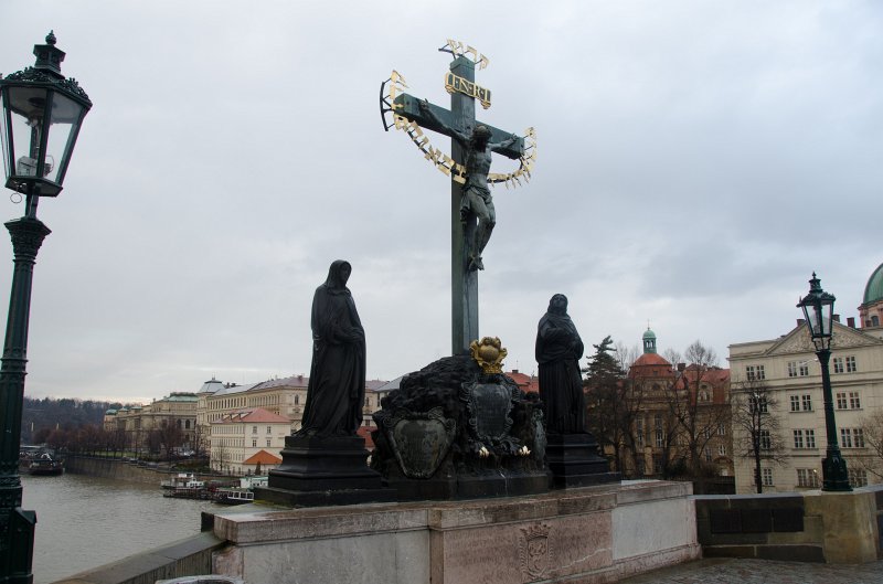 Prague012312-8828.jpg - Statuary of St. Cross – Calvary, Charles Bridge / Karlův most