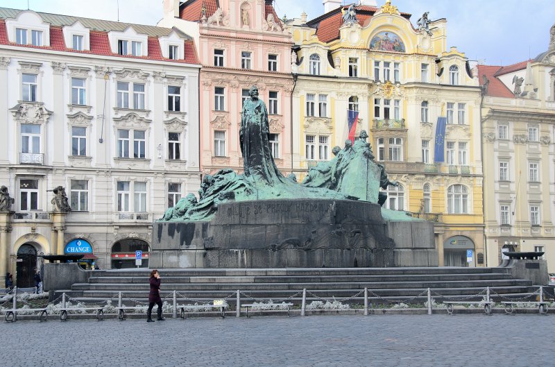 Prague012312-8462.jpg - Jan Hus Memorial, Old Town Square.