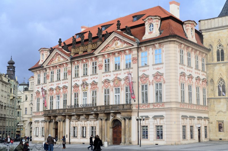 Prague012312-8463.jpg - Palác Kinských / Kinský Palace. Old Town Square /  Staroměstské náměstí.