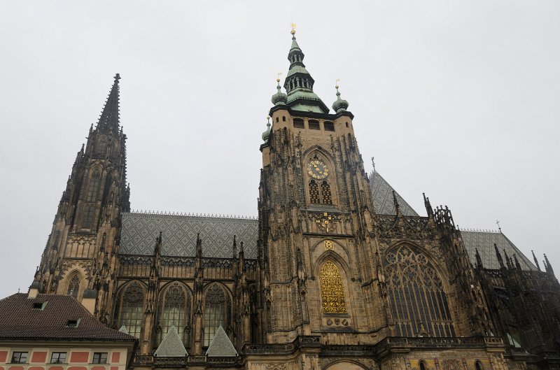 Prague012312-8661.jpg - Southside of St Vitus's Cathedral / Katedrála svatého Víta