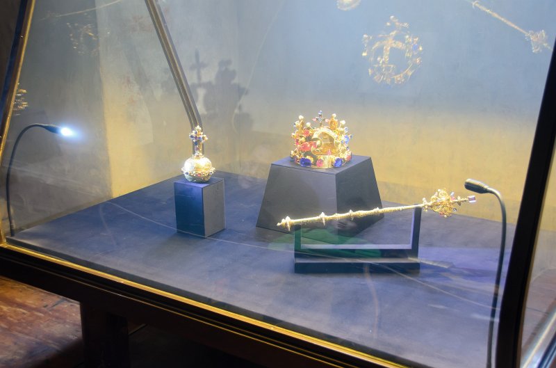 Prague012312-8688.jpg - Bohemian crown jewels (copyies), Old Royal Palace / Stary Kralovsky palac