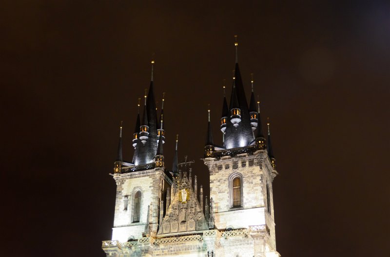 Prague012312-8845.jpg - Týnský Chrám / Church of Our Lady before Týn view from Old Town Square /  Staroměstské náměstí