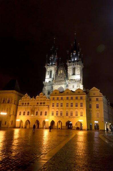 Prague012312-8848.jpg - Týnský Chrám / Church of Our Lady before Týn view from Old Town Square /  Staroměstské náměstí