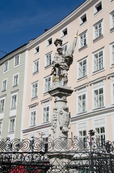 Salzburg051012-0433.jpg - St. Florian Fountain (left), Alter Markt Square