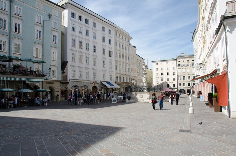 Salzburg051012-0434.jpg - Alter Markt Square, St. Florian Fountain (centre)