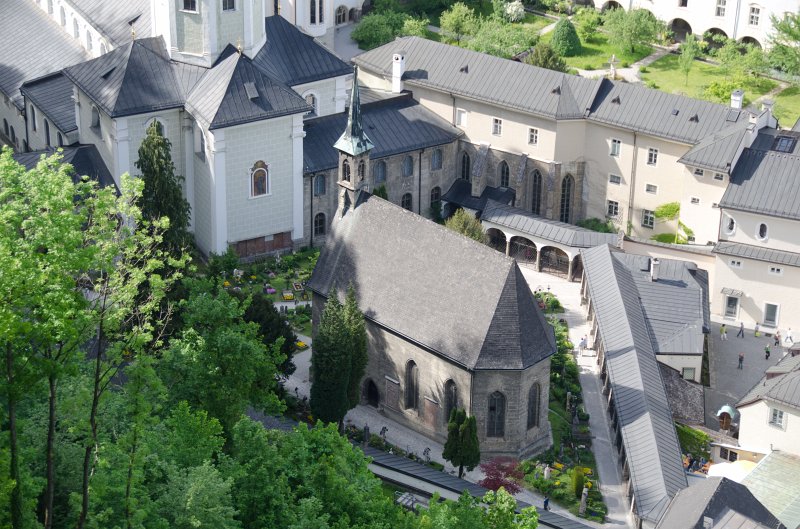 Salzburg051012-0473.jpg - St. Peter's Cemetery, Salzburg Alt Stadt, view from Festung Hohensalzburg