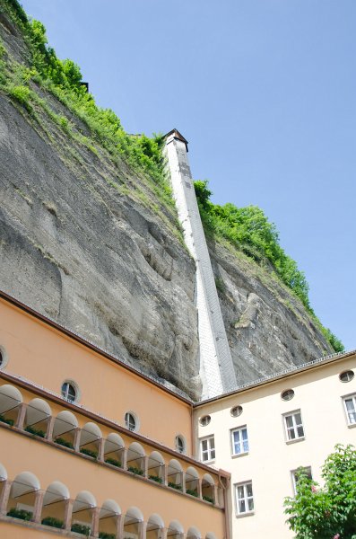 Salzburg051012-0667.jpg - Elevator shaft along Mönchsberg