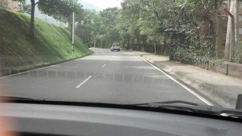 2012-07-27_10-31-35_357.jpg - Driving to the office in the La Aguacatala barrio of the El Poblado district