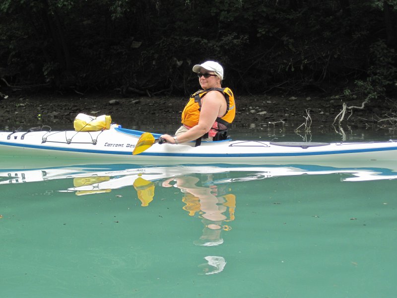 IMG_5530.jpg - Cathie.  Note beautiful clean-ish water