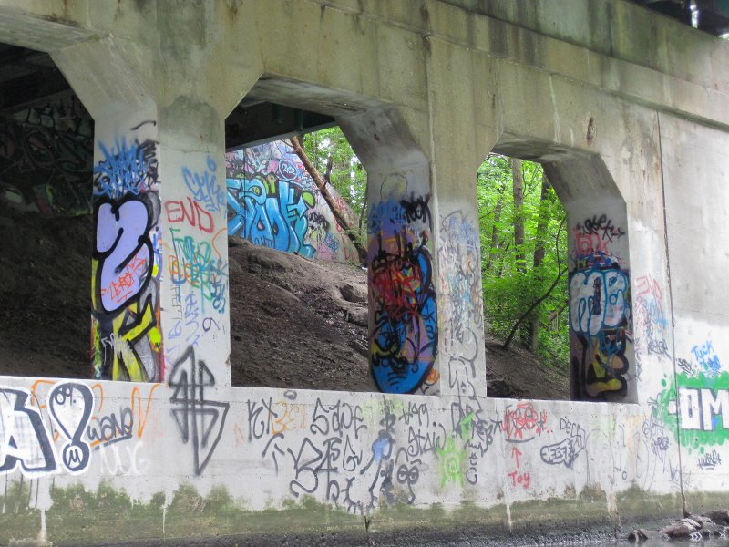 IMG_5541.jpg - Street art and graffiti on the Green Bay Road bridge