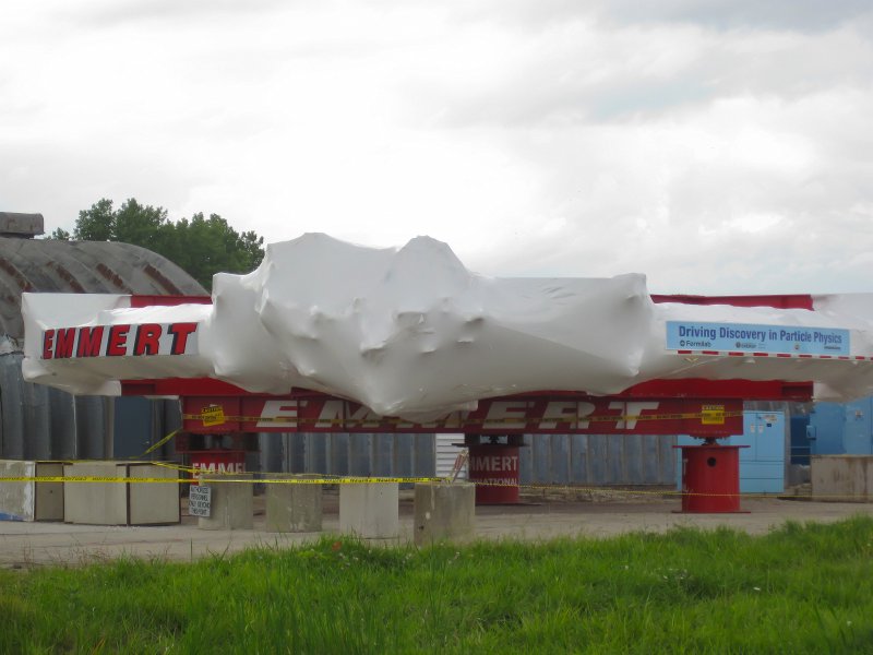 PrairiePathFoxRiver080413-5729.jpg - Biking thru Fermilab, New Muon g-2 magnet at Fermilab