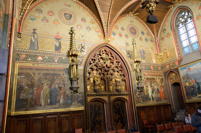 Bruges010413-4934.jpg - Gotische Zaal / Gothic Hall in Bruges Stadhuis / Town Hall, Burg Square