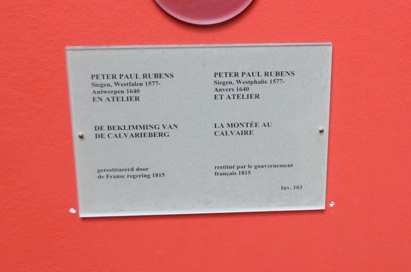 Brussels010313-4799.jpg - Peter Paul Rubens, "La Montée au Calvaire," 1634. Musées royaux des Beaux-Arts