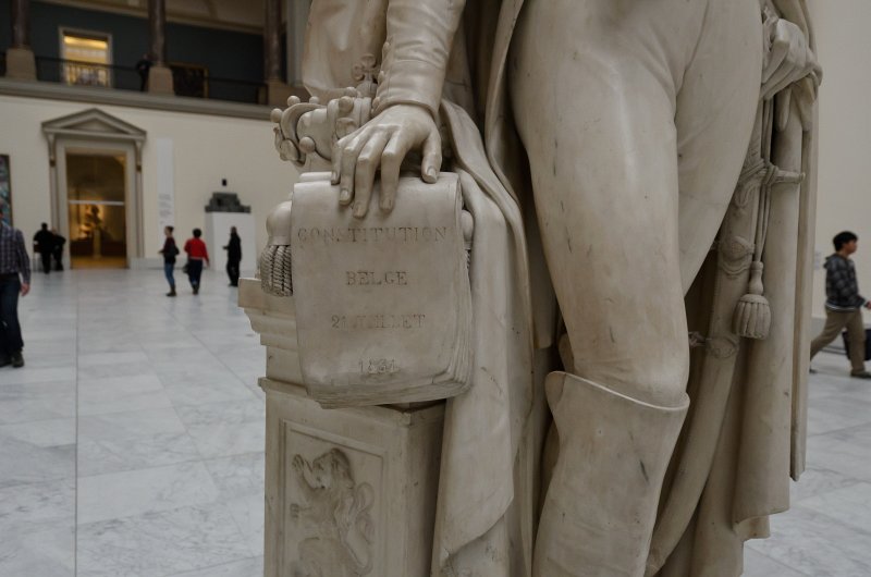 Brussels010313-4826.jpg - Guillaume Geefs, "Le roi Léopold I," 1853. Musées royaux des Beaux-Arts