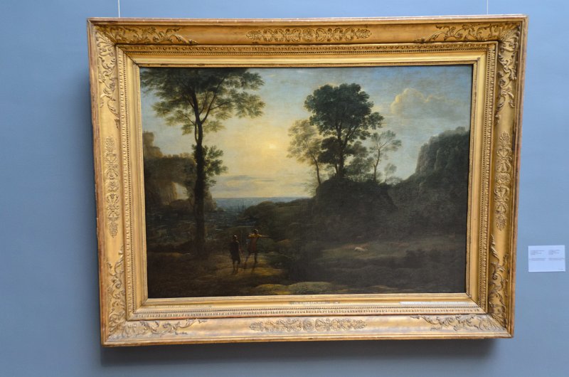 Brussels010313-4788.jpg - Claude Gellée dit Le Lorrain, "Enée chassant le Cerf sur la côte de Libye," 1672.