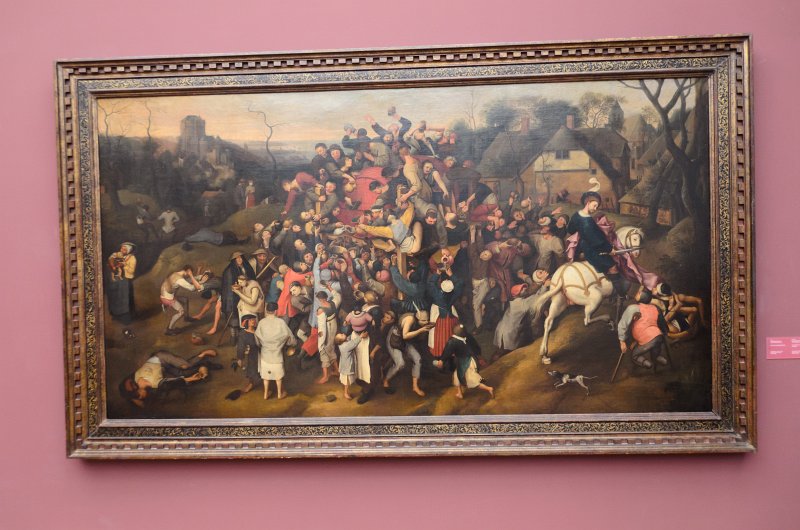 Brussels010313-4811.jpg - Pieter I Bruegel (d'après), "Le vin de la Saint-Martin" 1527-28.